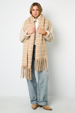 Winterschals Streifen Casual Polyester Alltag h5 Bild3